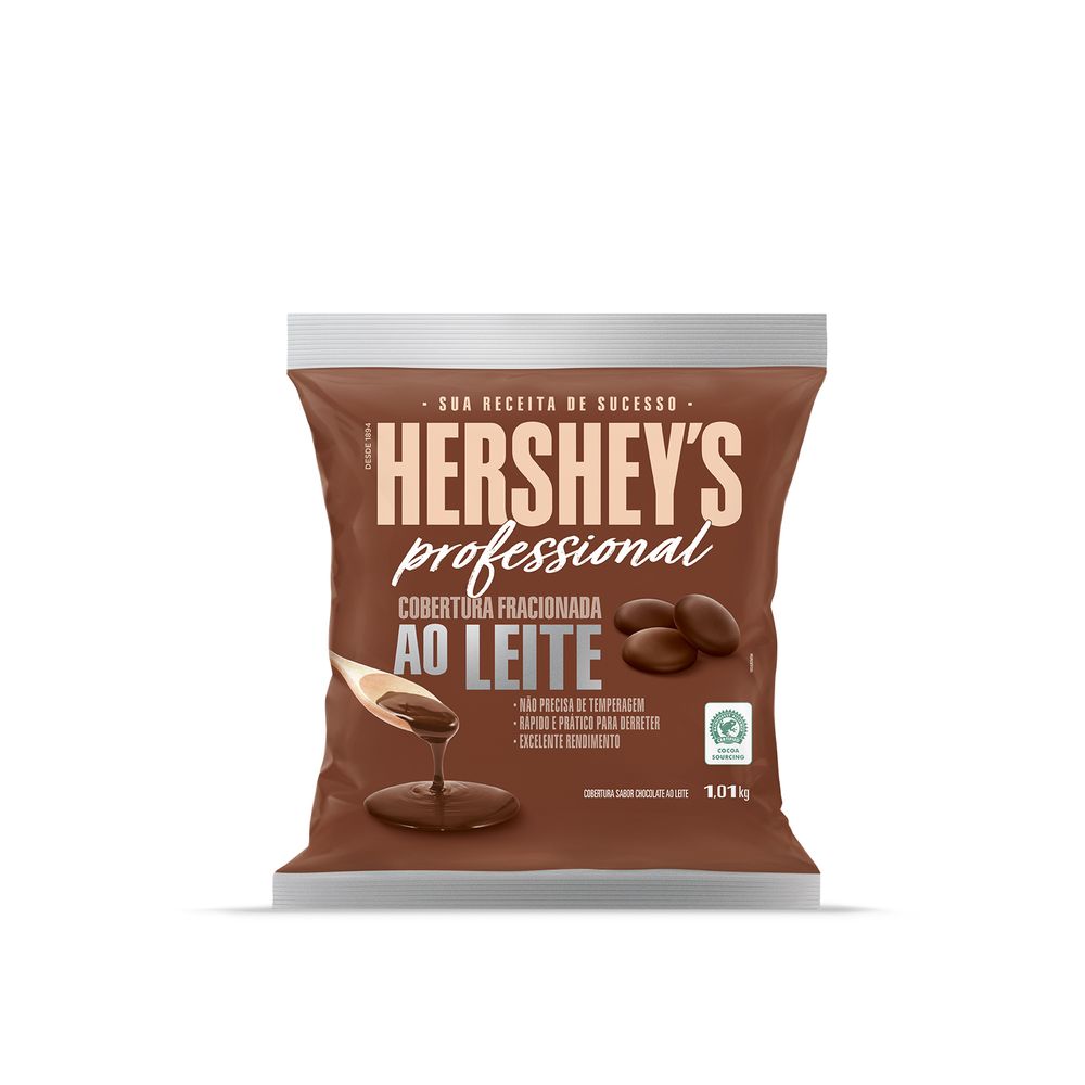 chocolate branco fracionado para cobertura Hershey's Professional 1,01kg