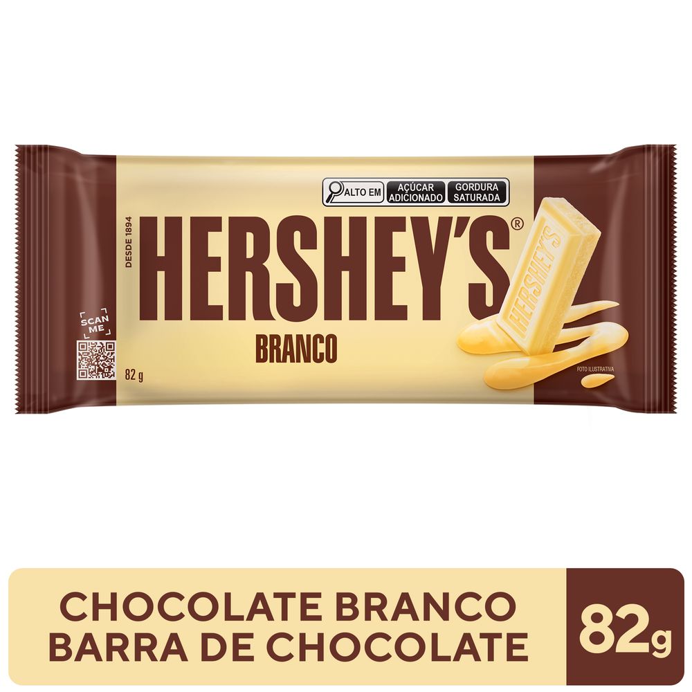 Barra de Chocolate Branco Cookies'n'Creme - 77g